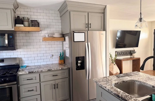 Great Bend House | Farmhouse - Centrally Located in Great Bend, Gas Firepit and Pet Friendly Yard