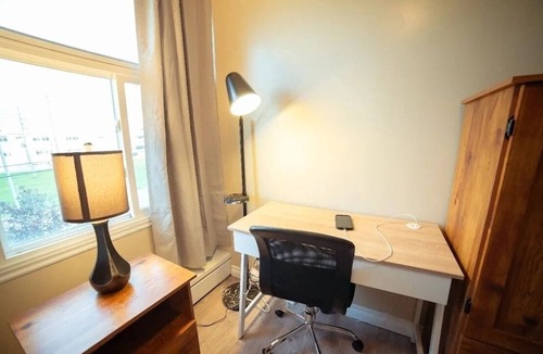 Thompson Apartment | Furnished Private Apartment with AC, free utilities, Walk to Downtown Thompson.