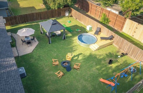 Farmers Branch House | Game Room & Pool Retreat with Huge Backyard