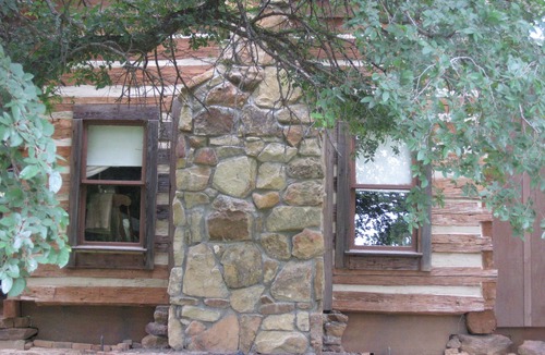Granbury Cabin | Granbury Log Cabin - East Cabin - Two seperate cabins under one roof