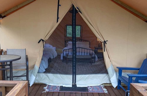 Livingston RV Rental | Great Small Group Safari Tent in Livingston, Texas