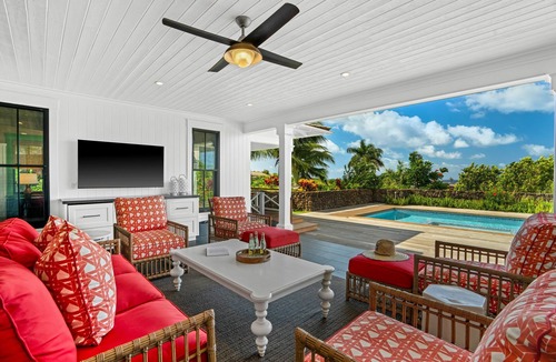 Poipu House | Hale Hikari by Alekona Kauai: 5BR Ocean View Home w AC, private pool, close to shopping, dining