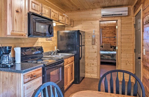 Swinging Bridge Village Cabin | Heber Springs Cabin, 400 Ft to Direct River Access