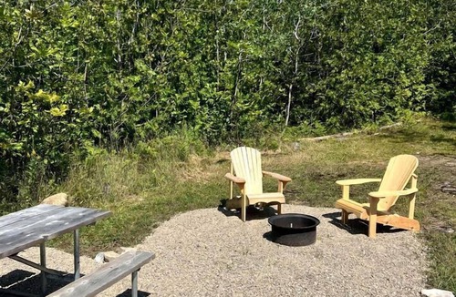 Miller Lake RV Rental | Intimate Luxurious Bell Tent with Fire Pit in Ontario
