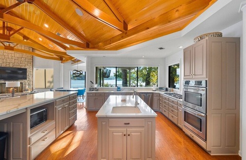 Mid America House | Lakefront Escape w/Pool, Dock, Sauna & Firepits
