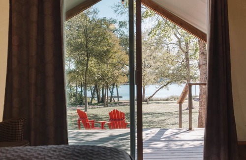 Bastrop Cabin | Lakefront Glamping Safari Tent #6: The Mustang