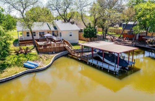 Granbury House | Lakefront Retreat w Dock, Firepit & Large Deck