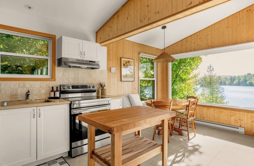 Mauricie Ski Chalet | Lakeside cottage - Le Petit Goulet #CITQ 222549