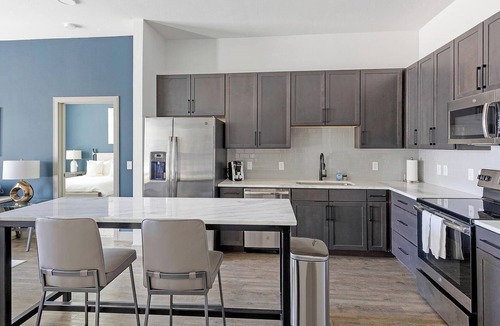 Denton Apartment | Landing | Chic 2BD, Courtyard, Gym