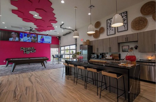 Broken Arrow Apartment | Landing | Chic 2BD, Game Room, Gym