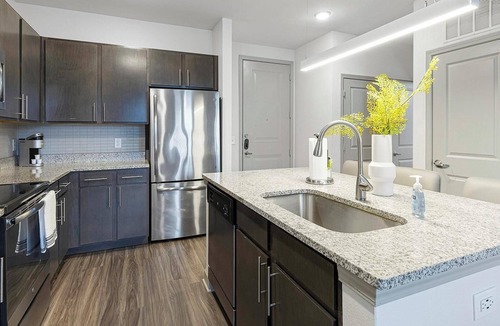 North Arlington Apartment | Landing | Chic 2BD, Yoga Studio, Gym