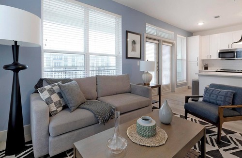 Garland Apartment | Landing | Stylish 2BD, Clubhouse, Gym