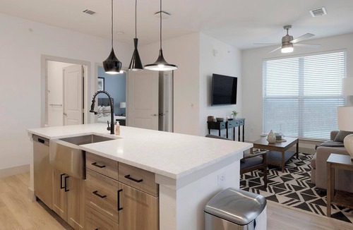 Garland Apartment | Landing | Stylish 2BD, Clubhouse, Gym