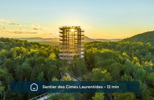 Saint-Faustin-Lac-Carre Ski Chalet | Le Miléna with Private SPA & Sauna, Golf & Pool