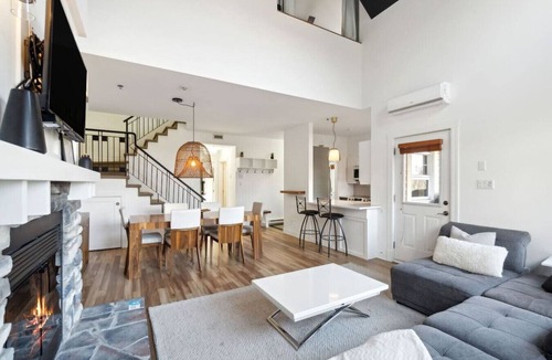 Tremblant-Les-Eaux Apartment | Les Eaux: Luxe Mountain View Condo + Private Sauna
