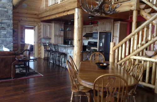 Fremont County House | Log Cabin Living and the College World Series-CWS