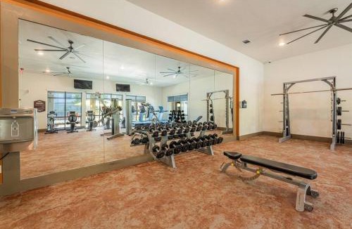Leander Apartment | Luxe 2B/2B Getaway - Pool, Gym, Garage, Pet Wash