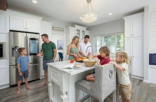 Brooklyn House | Luxury Lakefront Home: Hot Tub l Beach l Sleeps 15