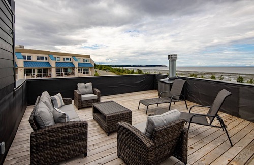 South Addition Villa | Luxury villa with inlet views, hot tub, decks, grill, balcony, fireplace, & W/D
