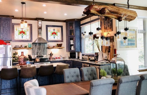 Mount Ida Cottage | Magnificent Four Bedroom, Two 1/2 Bath luxury, log-sided Harbor North cottage with incredible views of Lake Ouachita. by RedAwning