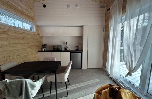 Notre-Dame-Auxiliatrice-de-Buckland Ski Chalet | Micro-Cabine in the Moutains | Solstice 1