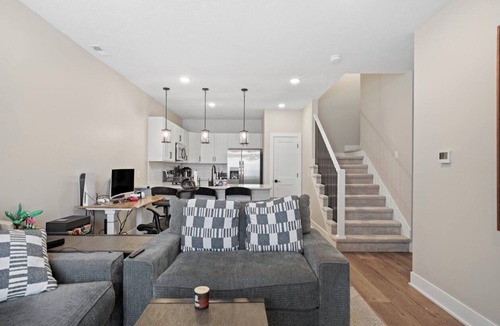 Little Italy House | Modern 2BR Townhome Multi-Level Layout + 2-Car Garage