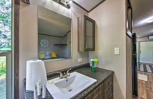 Alba Apartment | Modern Alba Tiny Home Near Lake Fork Boating!