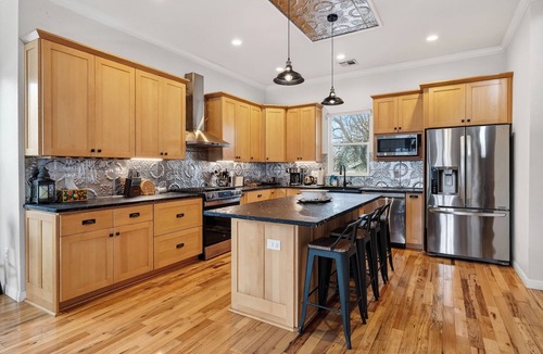 Austin House | Modern Home + Firepit + Balcony + Near East Austin | Chestnut Ember by AvantStay
