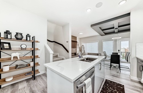 Northwest Edmonton House | Modern Oasis w/AC Sleeps 6 Garage Parking Near WEM