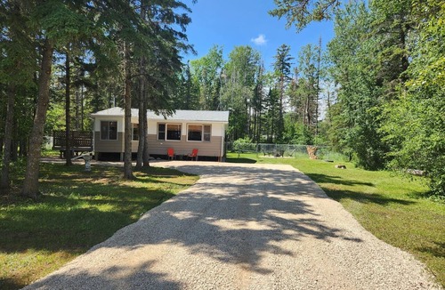 Riverton Cabin | Modern Rustic Cabin in Balaton Beach with Lake Access & Firepit