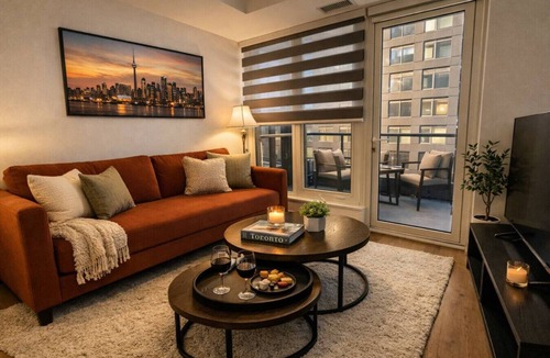 Downtown Mississauga Condo | Modern | Sauna Climbing Wall Parking | Square One