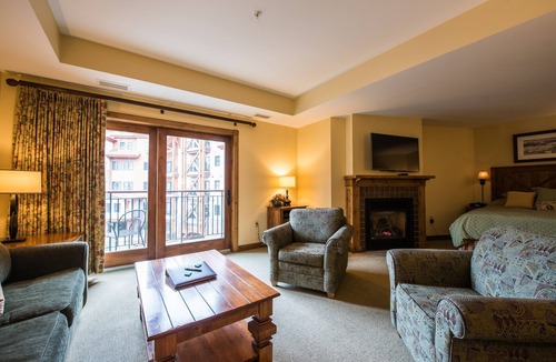 Mount Crested Butte Cabin | Modern Studio Condo | Fireplace and Balcony