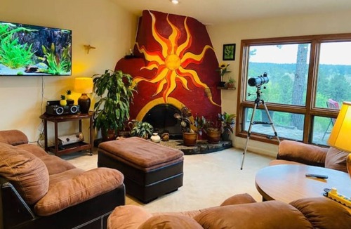 Story House | Mountain Top View100s Secluded Acres, Private River w/ Kayaking , Stars, Hiking!
