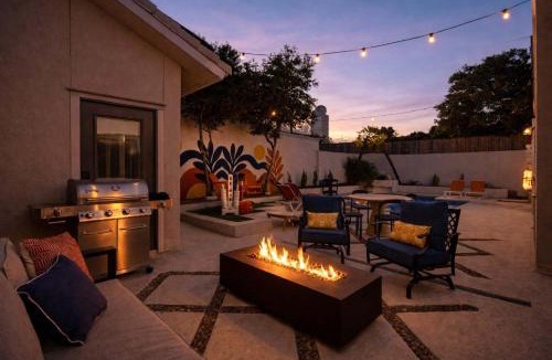 Medical Center District House | Outdoor Oasis - Poolside Movie Nights - Sleeps 16