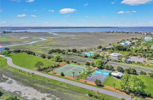 Oceanmarsh Subdivision House | Panoramic Marsh and Ocean Views. Steps to Beach and Pool.