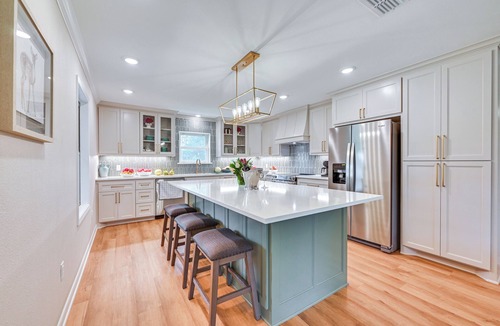 Judson House | Patio, Yard, Views: Modern Home in Longview