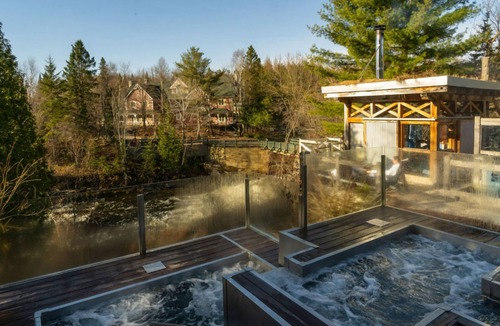 Saint-Paulin House | Peaceful 2-Unit Forest Escape w/Spa, Fireplace Near Wolf River & Mauricie Park