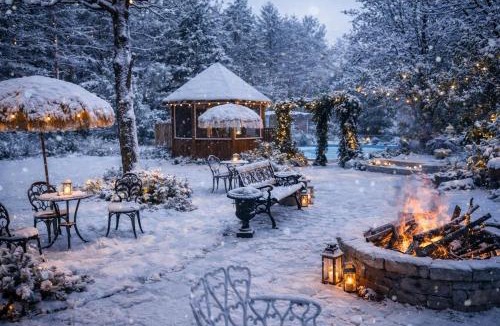 Mansfield House | Peaceful Forest Retreat with Fire Pit and BBQ near Mansfield Ski Club
