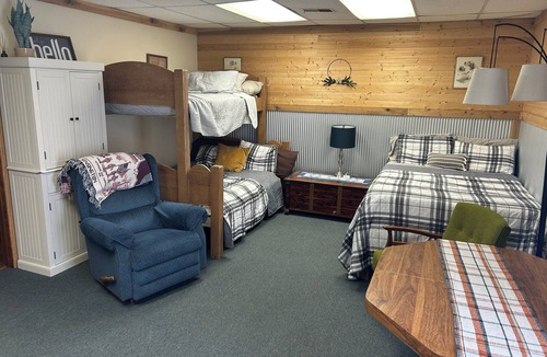 Smith Center Apartment | Prairie Bunkhouse -great for short or long stays!