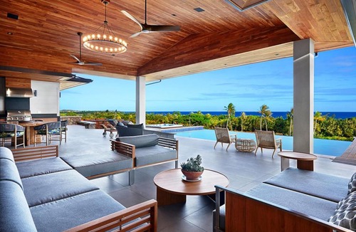 Poipu Villa | Private Luxury 6-bedroom Villa in Kukuiula, Panoramic Ocean View, Heated infinity pool, SPA, Sleep up to 22