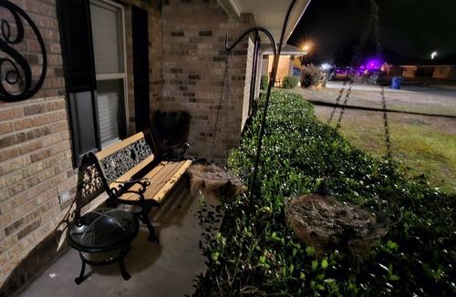 DeRidder House | Quiet room ideal for traveling professional.