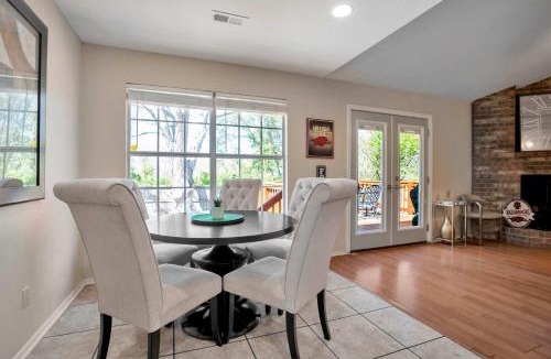 Fayetteville House | Relaxing Backyard with Fire Pit and Near Parks