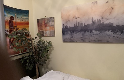 Regal Heights House | Room with double bed and private balcony.