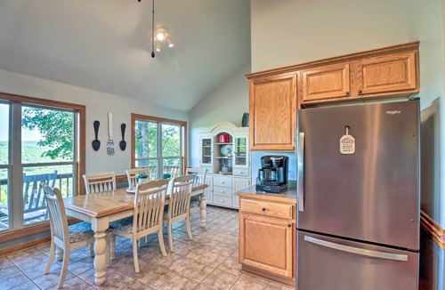 Newnata House | Rustic Lake-View Home Near Greers Ferry Lake