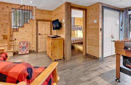 Amherst House | Sandy beach with spa and fire pit