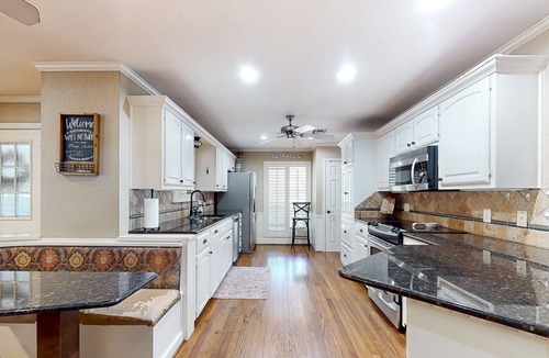 Valley Mills House | Serene and spacious ranch with a pool, outdoor kitchen, and walking trails