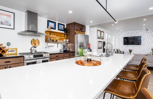 South Addition House | Serene waterfront townhouse with balcony, stunning views, dogs OK, fireplace