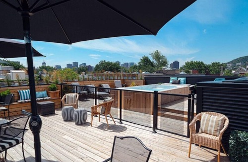 Plateau Mont Royal Apartment | Slick Studio in The Plateau by LeQube