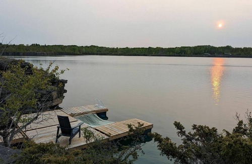 Kirkfield RV Rental | Sorrel Tent | Canvas Tent with Lake Access