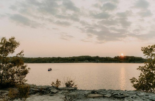 Kirkfield RV Rental | Sorrel Tent | Canvas Tent with Lake Access